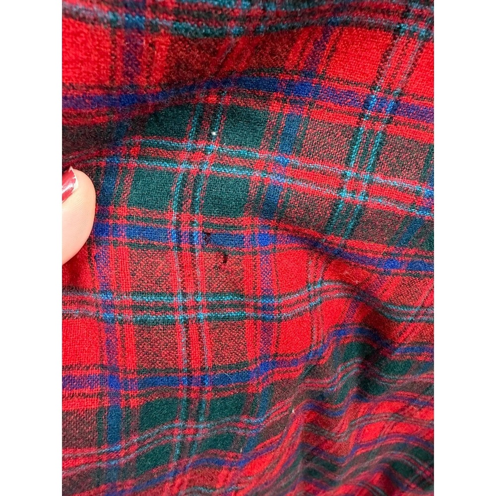 Vintage Pendleton Tartan Plaid 100% Pure Wool Made‎ in USA Flannel Sz M - Picture 7 of 9